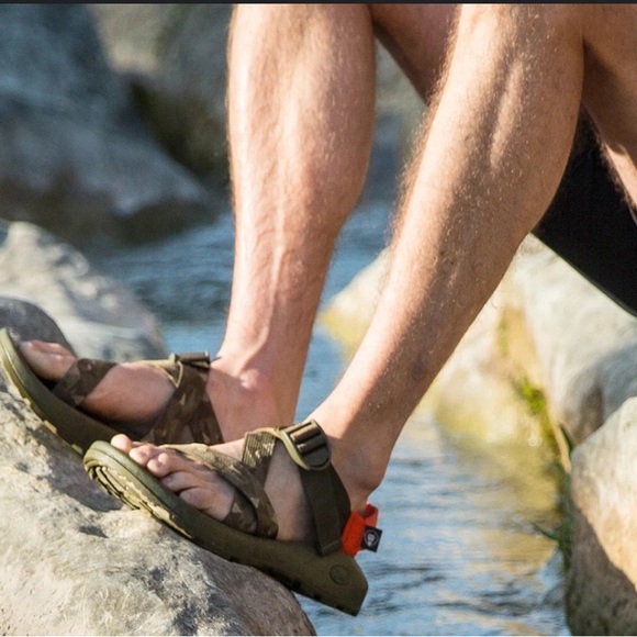 Chaco x Howler Bros Collab Green and Orange Camo 10 - Picture 3 of 10